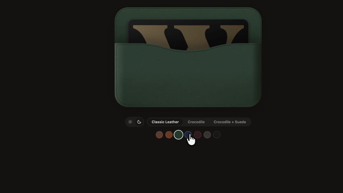 Skeuomorphic wallet